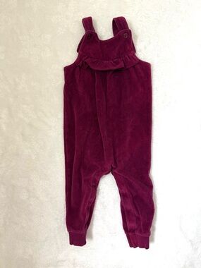 Carter's Deep Berry Corduroy Overalls